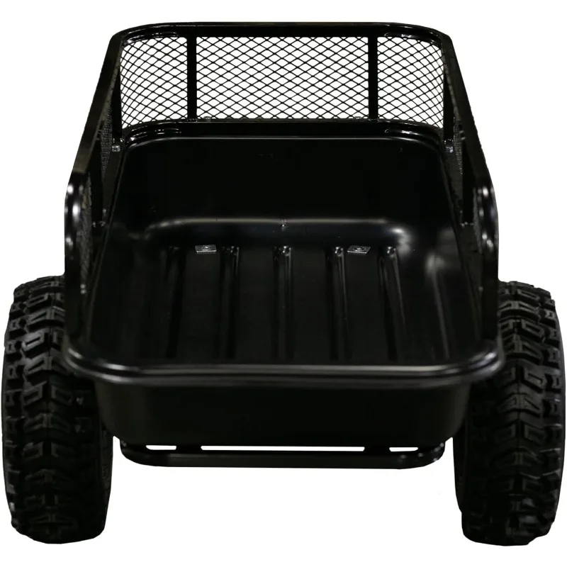 Impact Implements 1500lb Poly Tub Utility Cart Cargo Trailer. UTV's, Lawn & Garden Tractors & More.