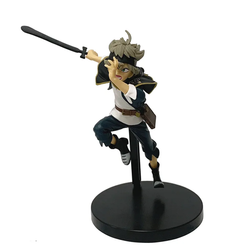 Black Clover Asta Battle Standing Figure Anime PVC Model Doll Desktop Car Dashboard Ornament Collectible Display Decoration Gift
