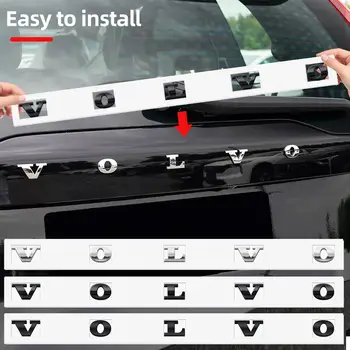適用於沃爾沃 XC60 XC90 V40 V60 S60 V50 V90 S80 C40 XC40 V70 XC70 C30 C70 T5 T6 的 3D ABS 標誌字母汽車後備箱標誌貼紙 10 最佳銷售 2005年沃爾沃V50 - №6