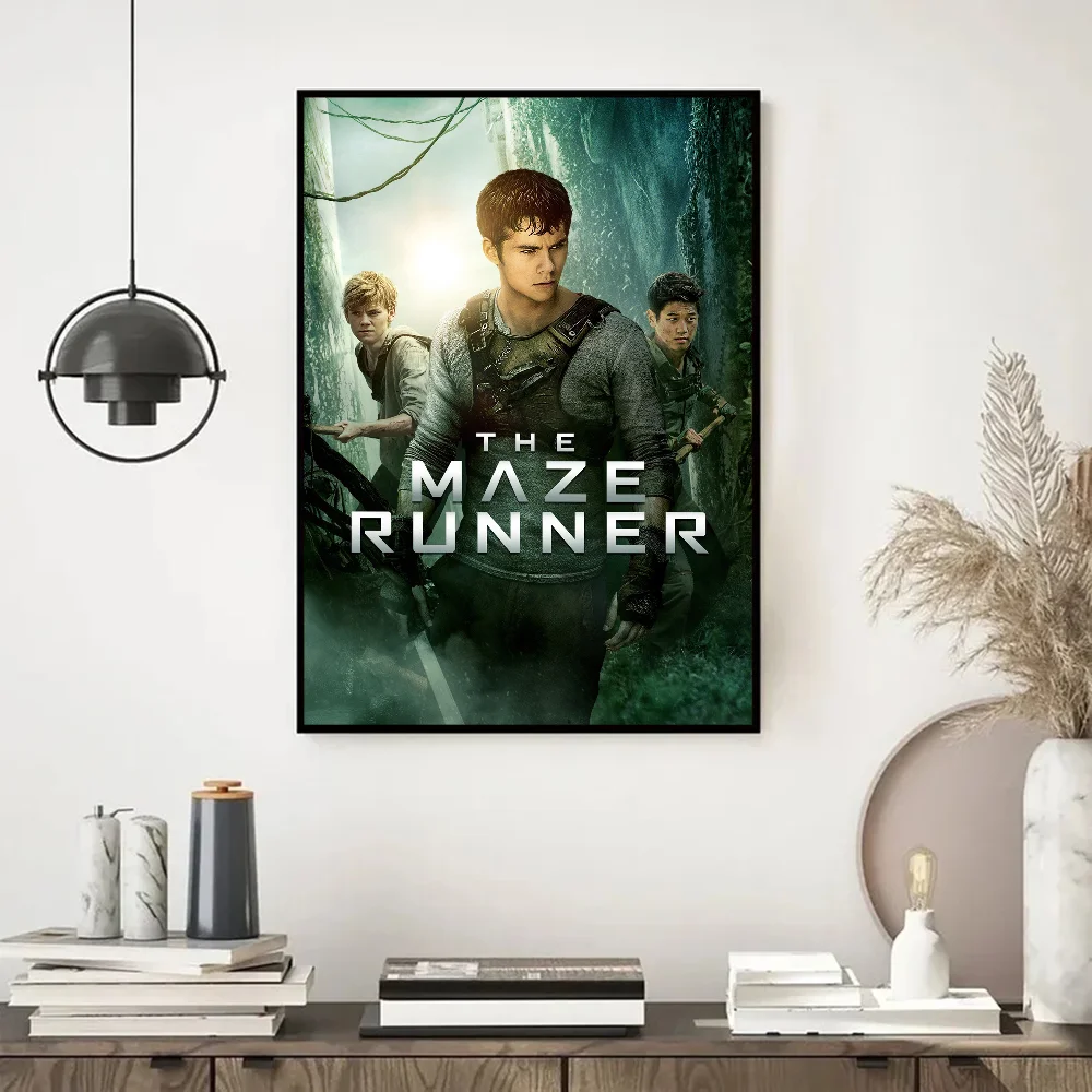 The Maze Runner Good Quality Prints and Posters Whitepaper Sticker DIY Room Bar Cafe Vintage Decorative Painting