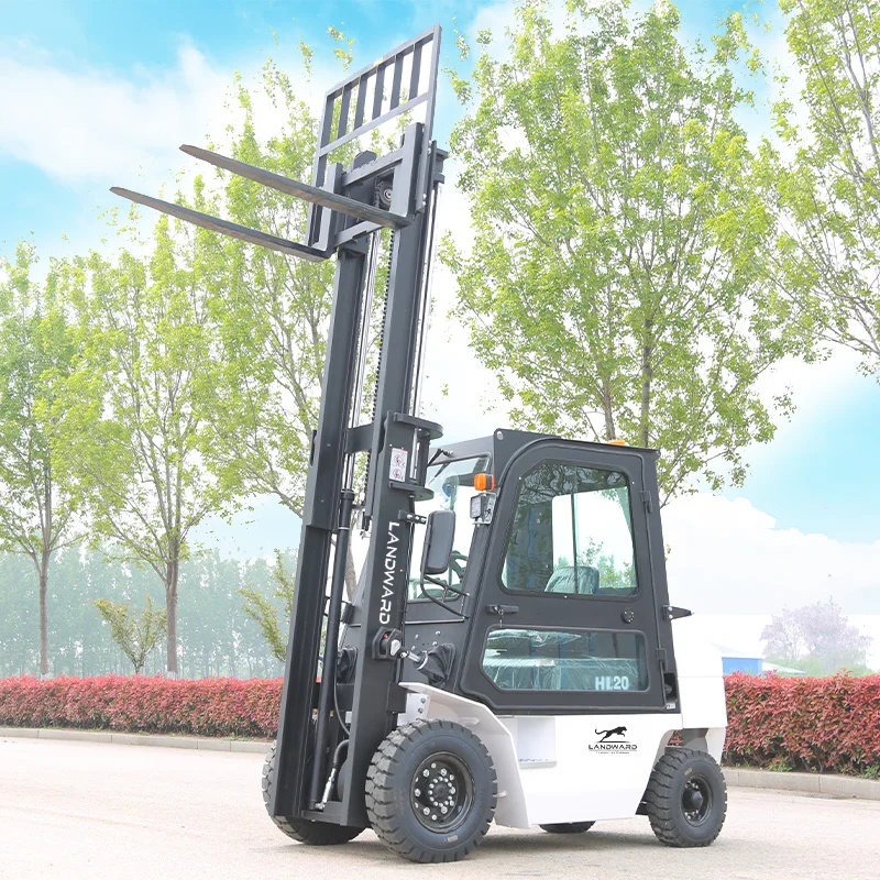 Multi-Purpose Diesel Forklift New Energy Dual Fuel Forklift Lifting And Handling All-Terrain Wheeled Diesel Forklift Customized