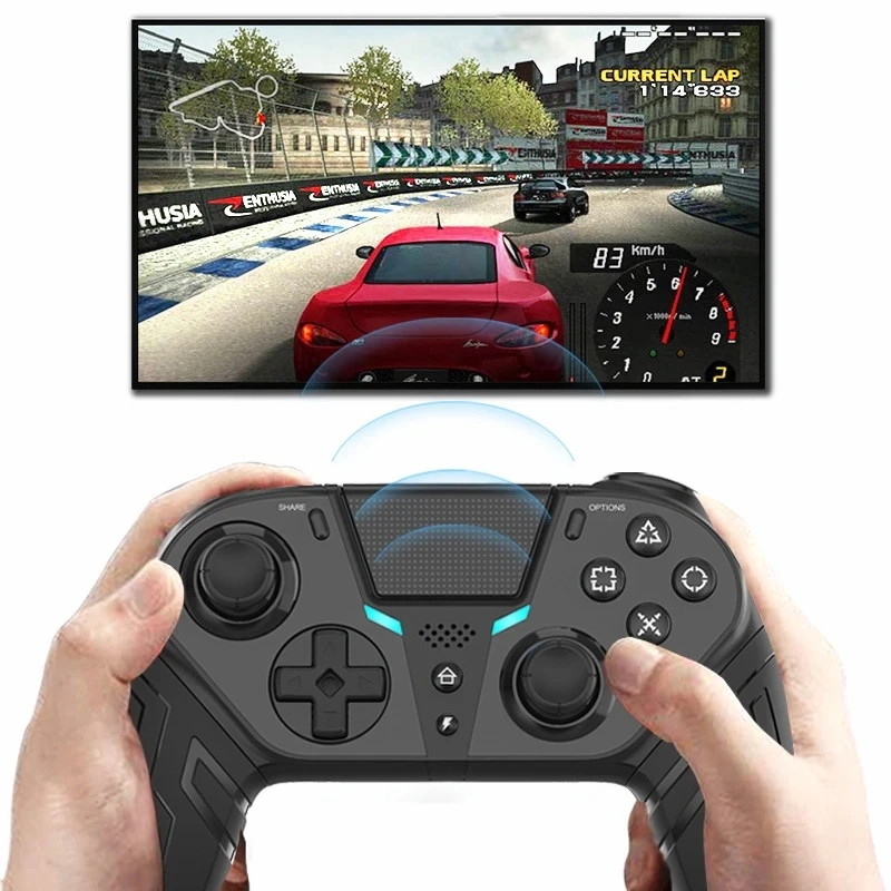 Controlador de juego inalámbrico para consola PS4 Elite/Slim/Pro, Joysticks con botón trasero programable, controlador Turbo