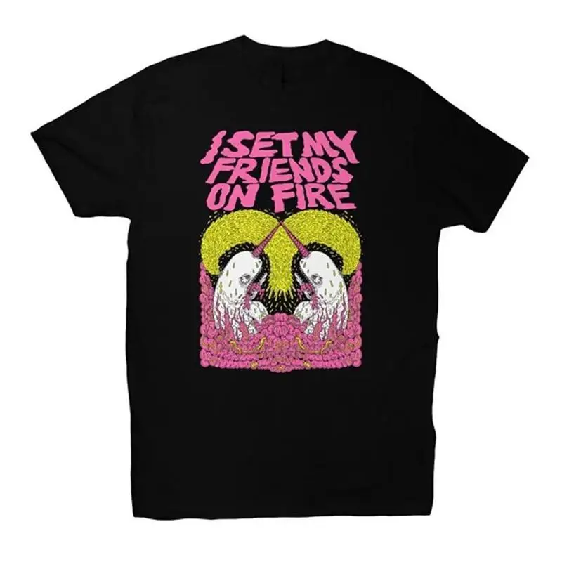 Vintage I Set My Friends On Fire Band T shirt Short S to 5XL EC114 FREE SHIPPING