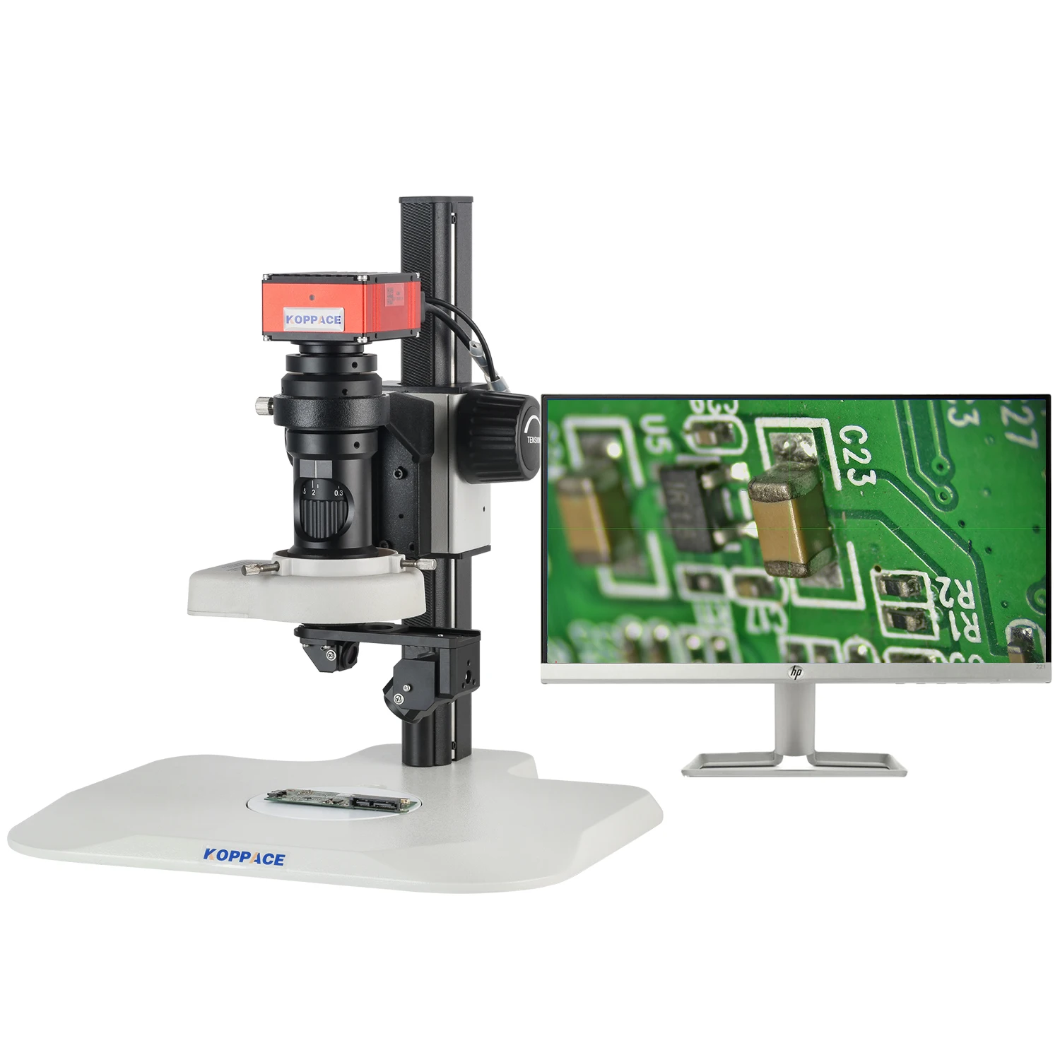 

KOPPACE 360°Rotation 2D/3D Microscope 20X-150X Magnification 2K HD Imaging Support Photo and Video