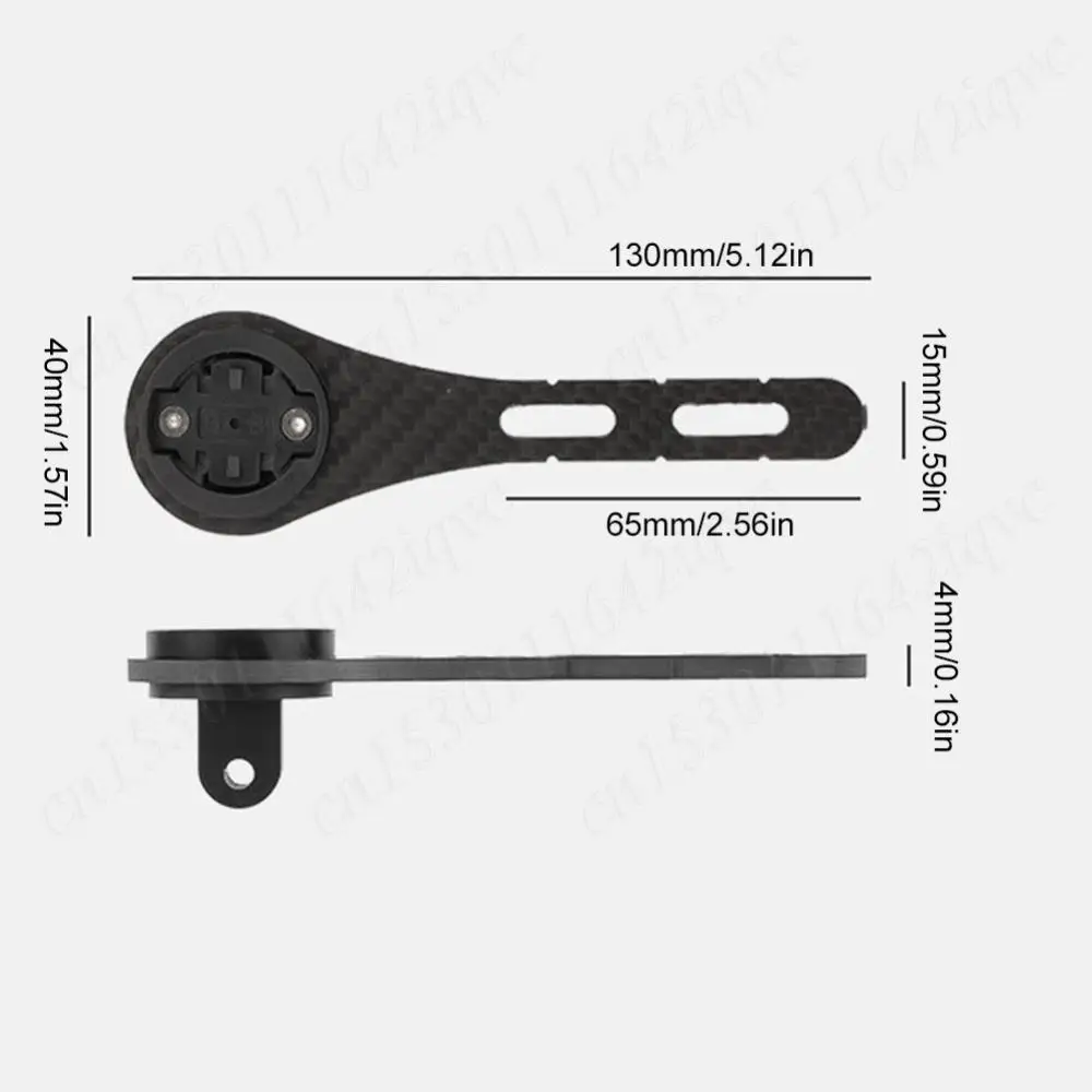 Uchwyt na komputer rowerowy uchwyt z włókna węglowego rower szosowy stoper prędkościomierz uchwyt do Garmin Gopro Bryton lekki stojak