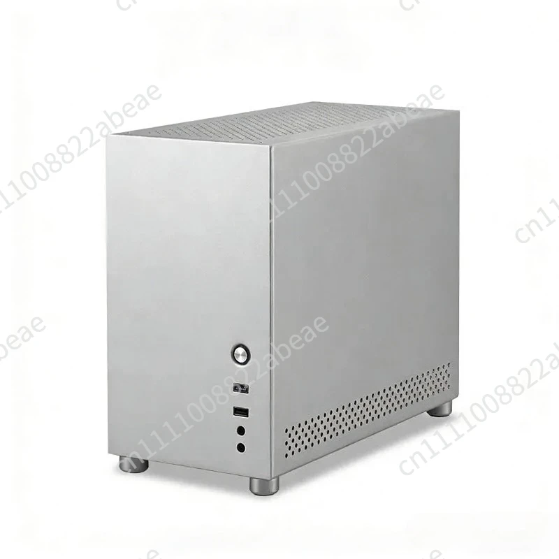 HX100 Handle All Aluminum MATX Gaming Glass Desktop Computer Case SFXATX Power Supply
