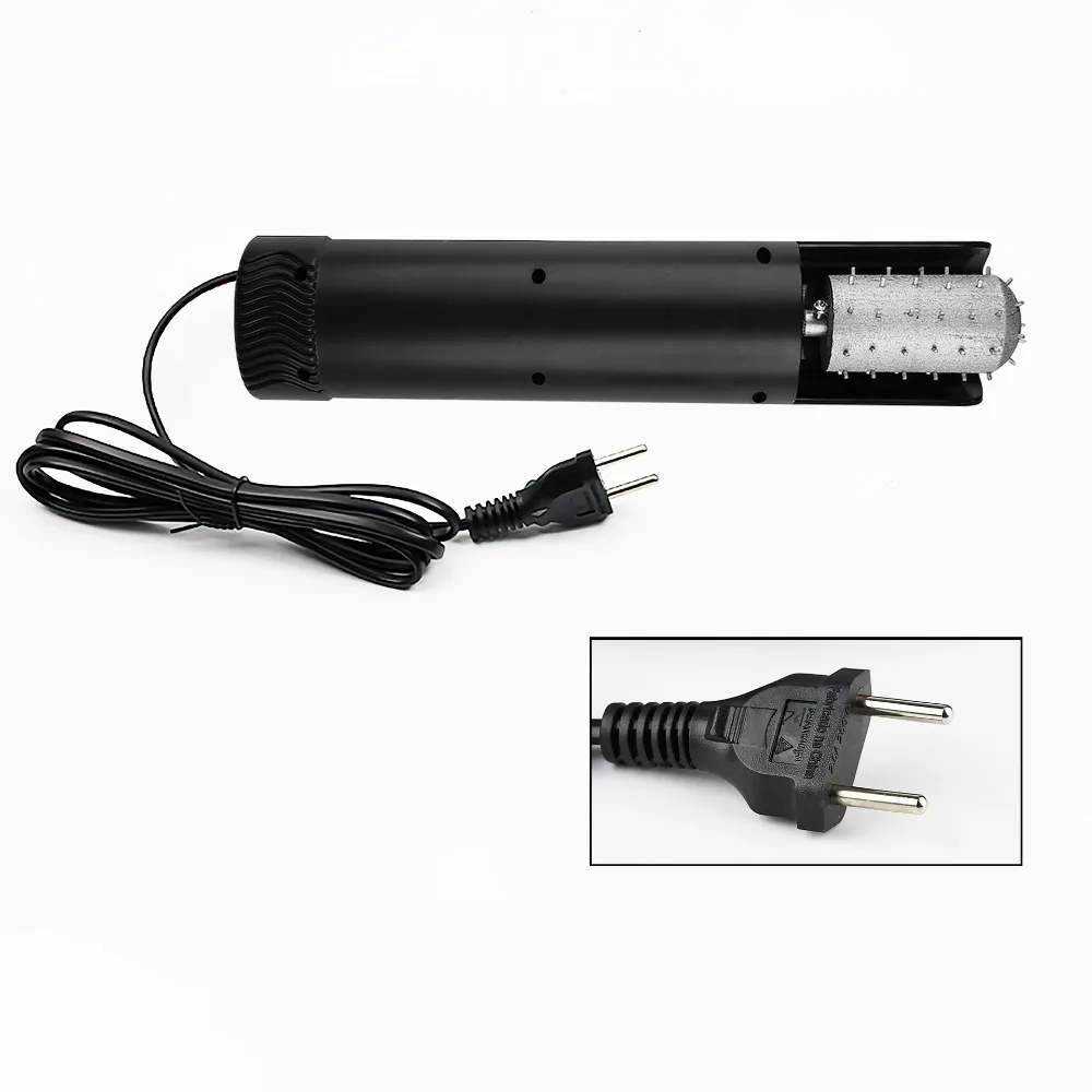 Rallador Eléctrico Giratorio Anti-Salpicaduras para Pulpa de Coco, Raspador de Coco Seguro para Cocina (Reino Unido, EE. UU., UE), Triturador de Coco Manual para Uso en Cocina