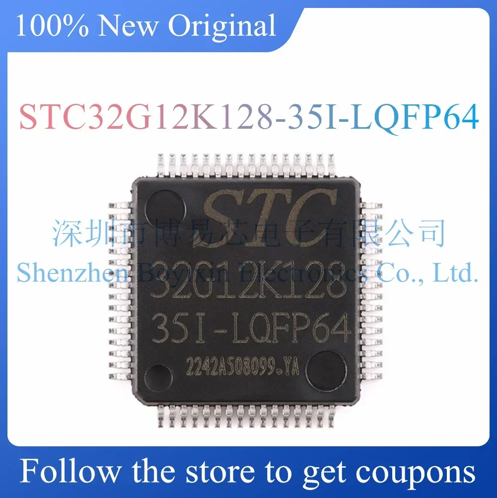 NEW STC32G12K128-35I-LQFP64 Original Product LQFP-64