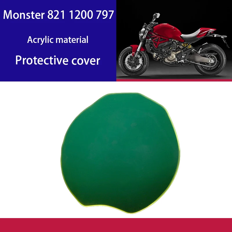 

Для DUCATI Monster 821 1200R 797 2014-2023 мотоциклетная акриловая передняя фара, защита объектива, защита