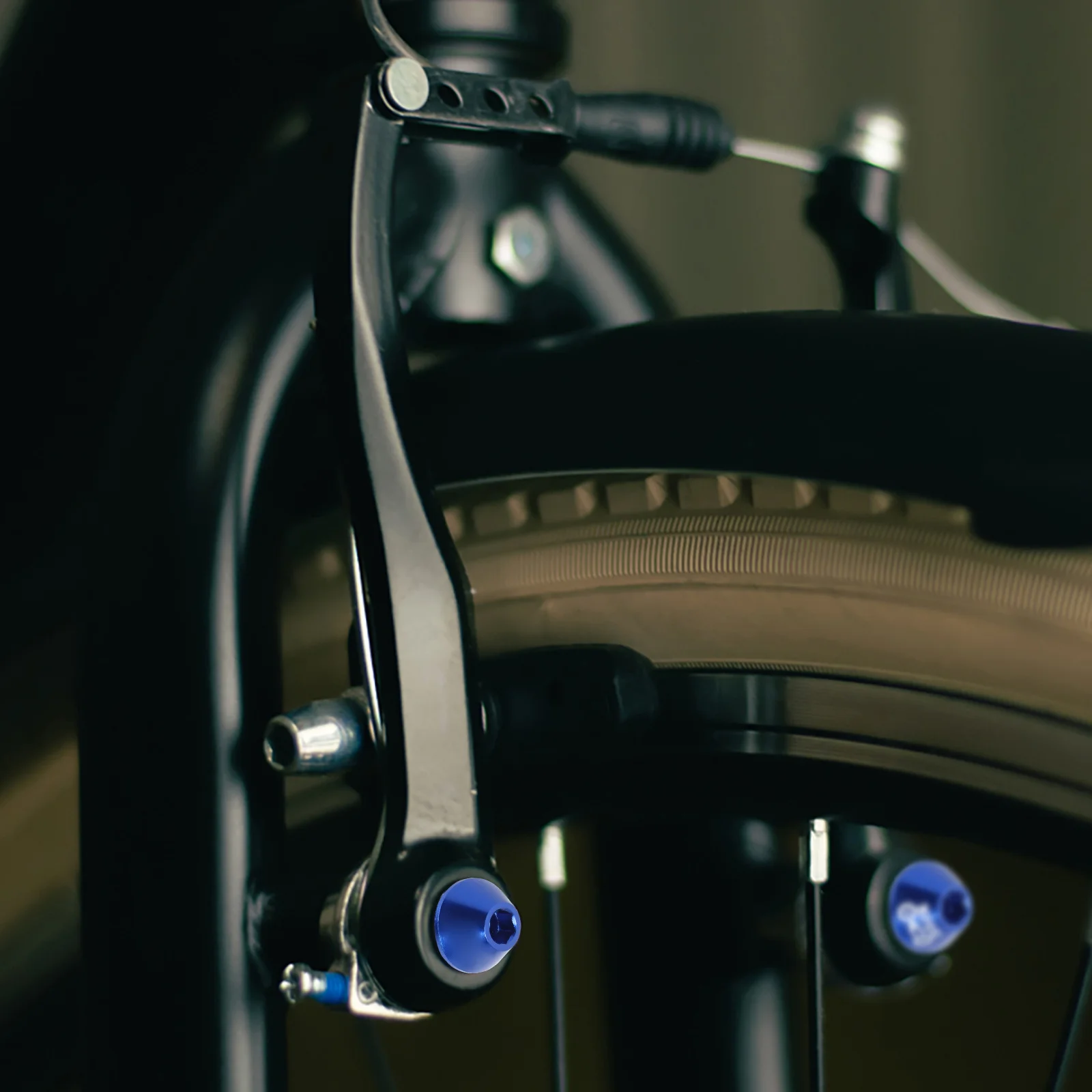 

4Pcs Screw Aluminum Alloy Cycling Mountain Road Bike Replacement Bolt Durable Lightweight Heat Resistant