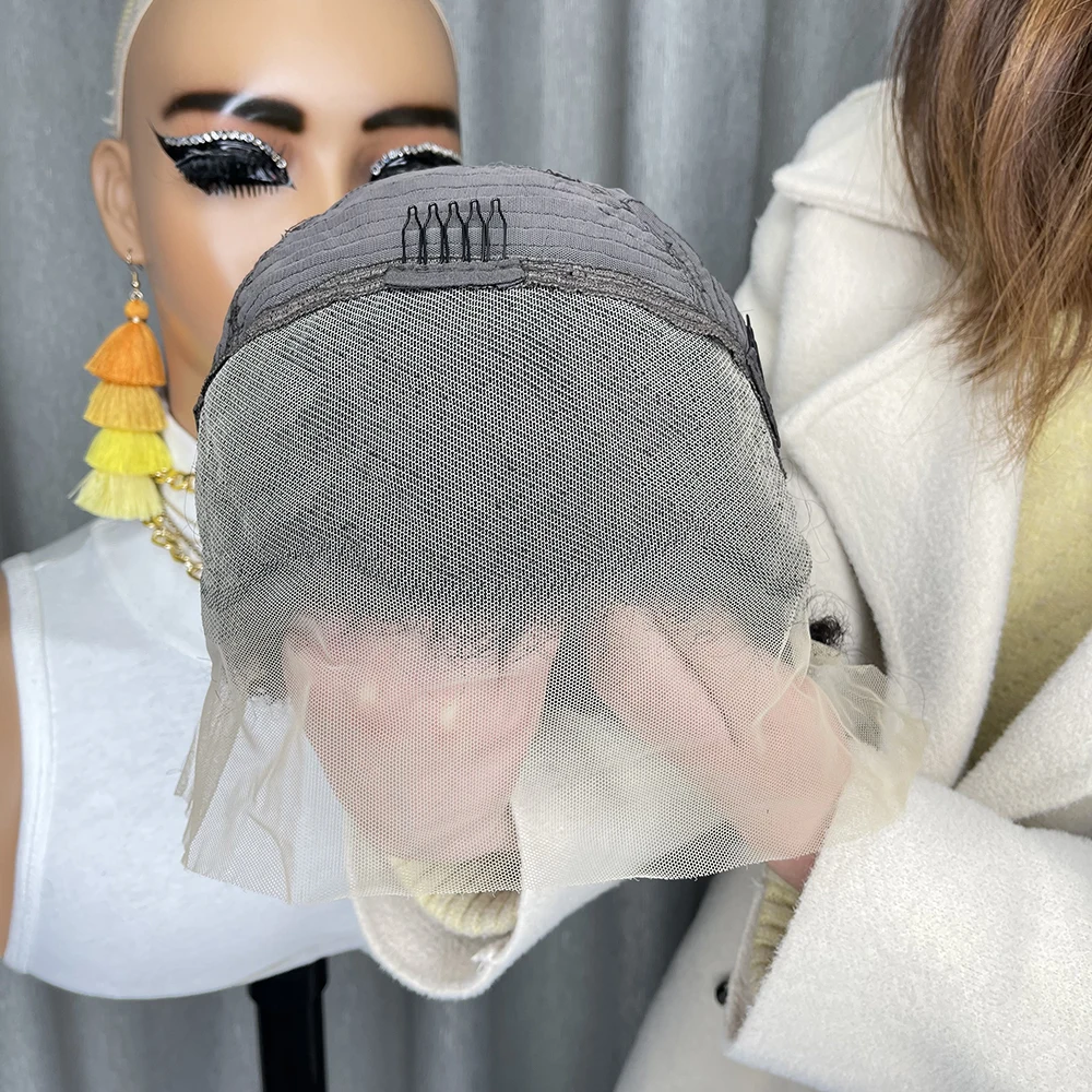 13x4 الدانتيل الجبهة الأفرو غريب شعر بشري مجعد الباروكات البرازيلي شعر ريمي قصير عابث قطع شعر مستعار غلويليس قبل قطعها شعري للنساء #5