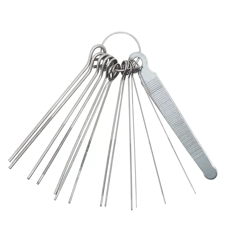 1Set Guitar Nut Slotting File Kit DIY Slot Saw Rods Filing Set Luthier Stringed Instrument Guitar Accessories Guitar Repair Tool