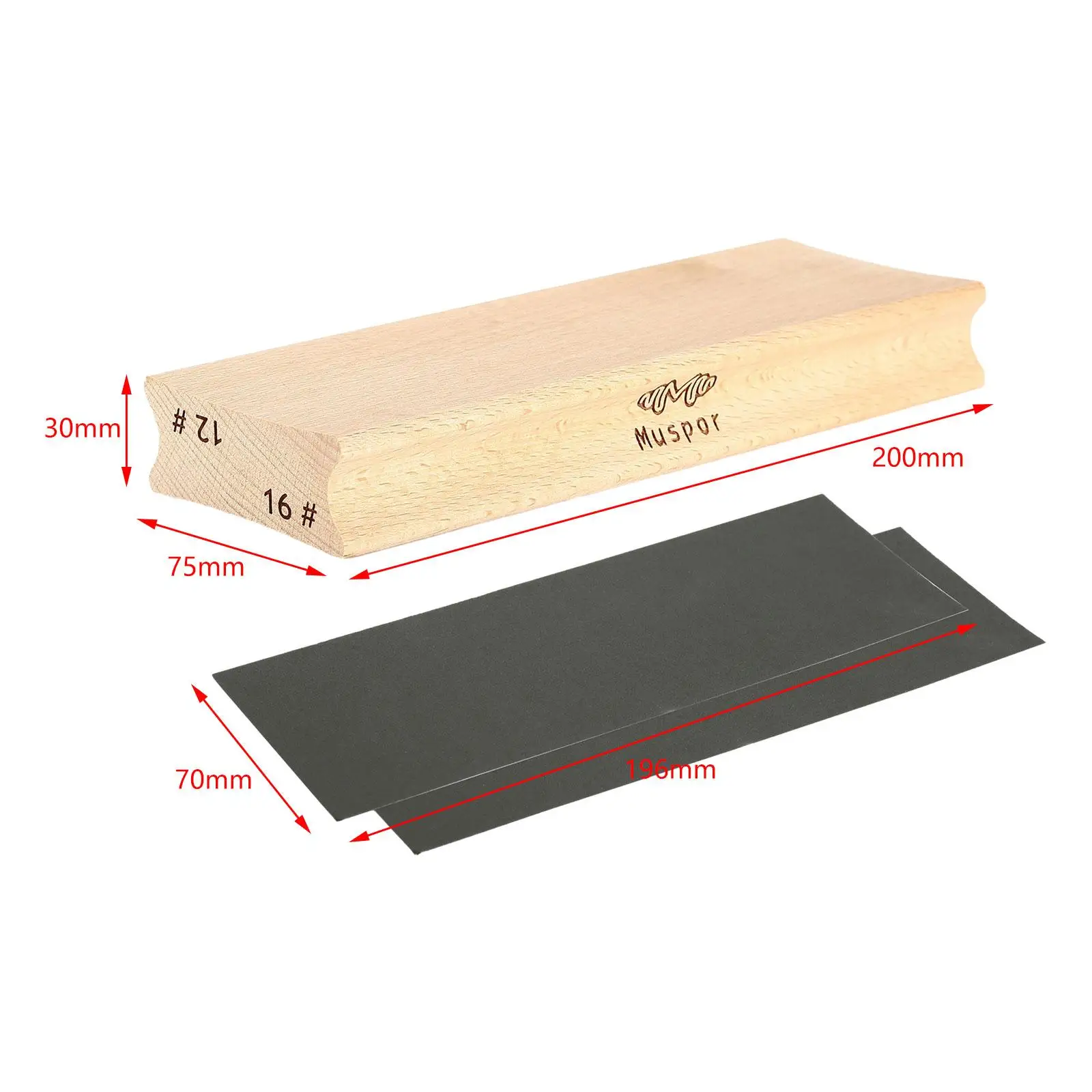 Fingerboard Fretboard Radius Sanding Block Wood Fret Leveler Guitar Luthier Tool for 24 Fret Guitar Neck