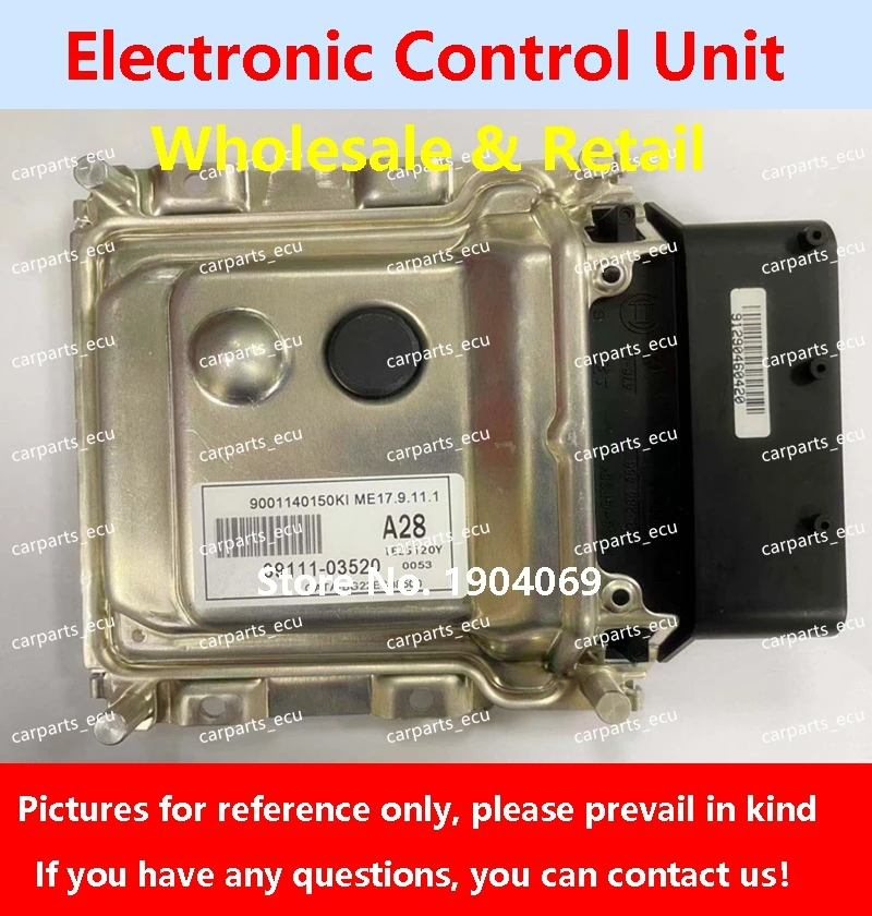 

39131-2B440 G81/39128-2BAA1 G520 For Hyundai Elantra Car Engine Computer Board/ECU/ME17.9.11.1 39111-03520 A28/39104-03075 K10B