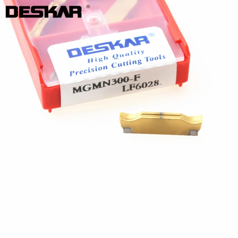 

10pcs Deskar Mgmn200-f 250-f 300-f 400 Lf6028 Grooving Turning Tools Lathe Cutter Carbide Inserts Slotting Inserts For Steel