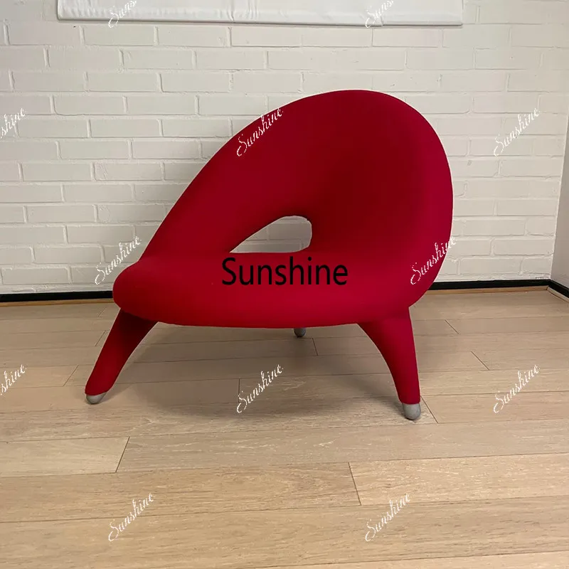 

Nordic simple creative special-shaped fiberglass snail leisure chair