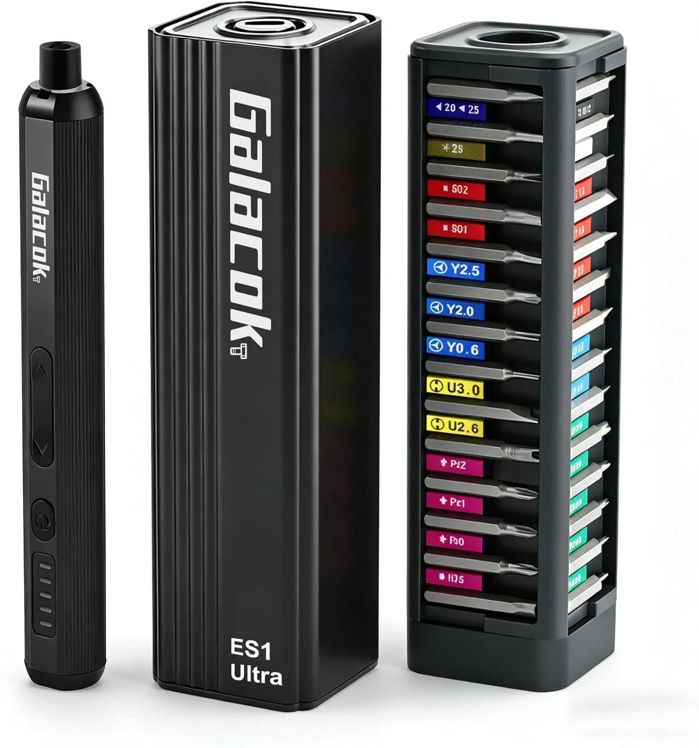 

Аккумуляторный беспроводной электрический шуруповерт с LED-подсветкой, зарядкой Type-C и набором насадок для дома и ремонта электроники