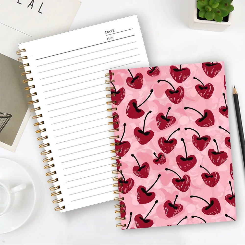 Notizbuch der Pink Cherry-Serie, Tagebuch, unlinierte Seiten, Geschenk zum Notieren, inspirierend für Männer und Frauen, perfekt für Studenten