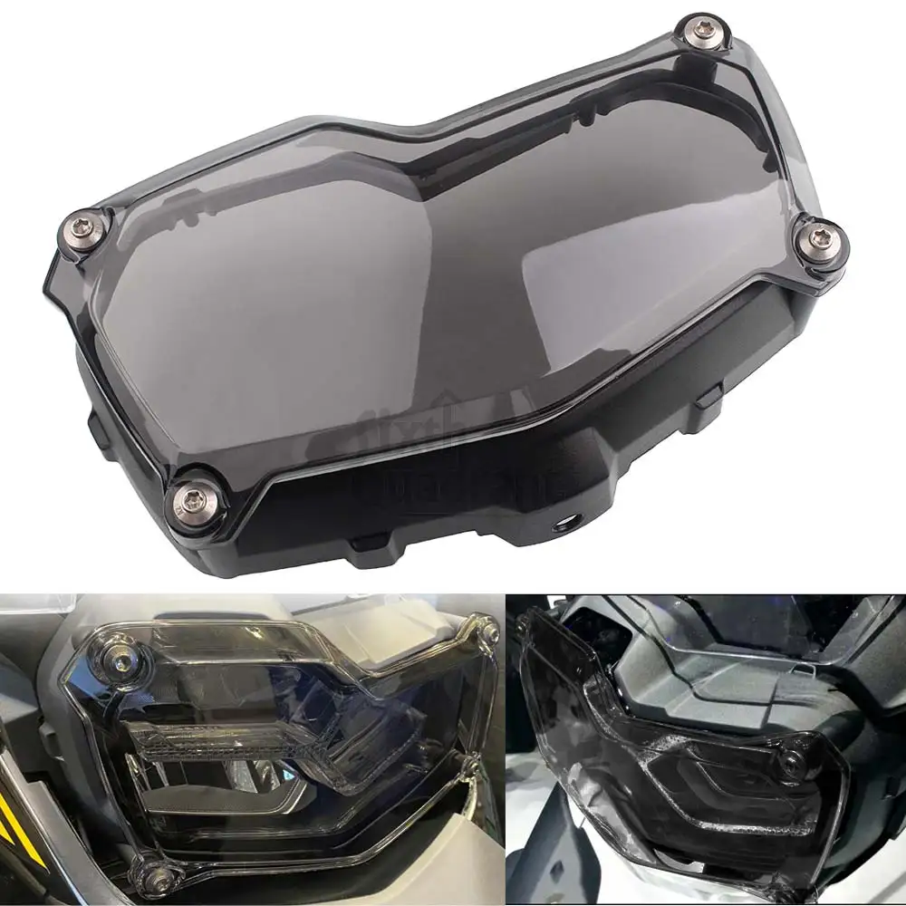 Motorcycle Smoke Headlight Guard Windshield Protector Cover Kits Fit For BMW F750GS - K80 2018 - 2023  F850GS - K81 2018 - 2023