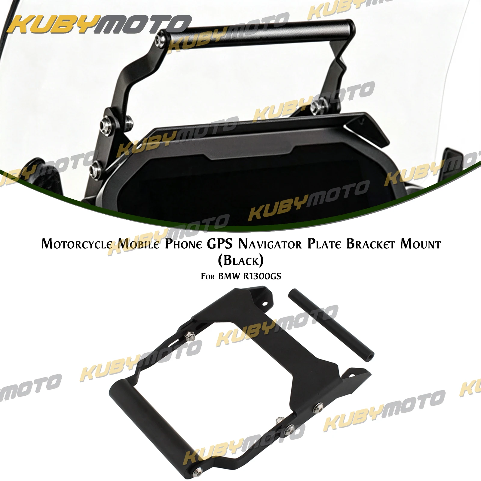 Motorcycle Phone GPS Navigation Plate Bracket Adapt Holder For BMW R1300GS R1300GS Adventure Trophy TE 2024 2025 2026