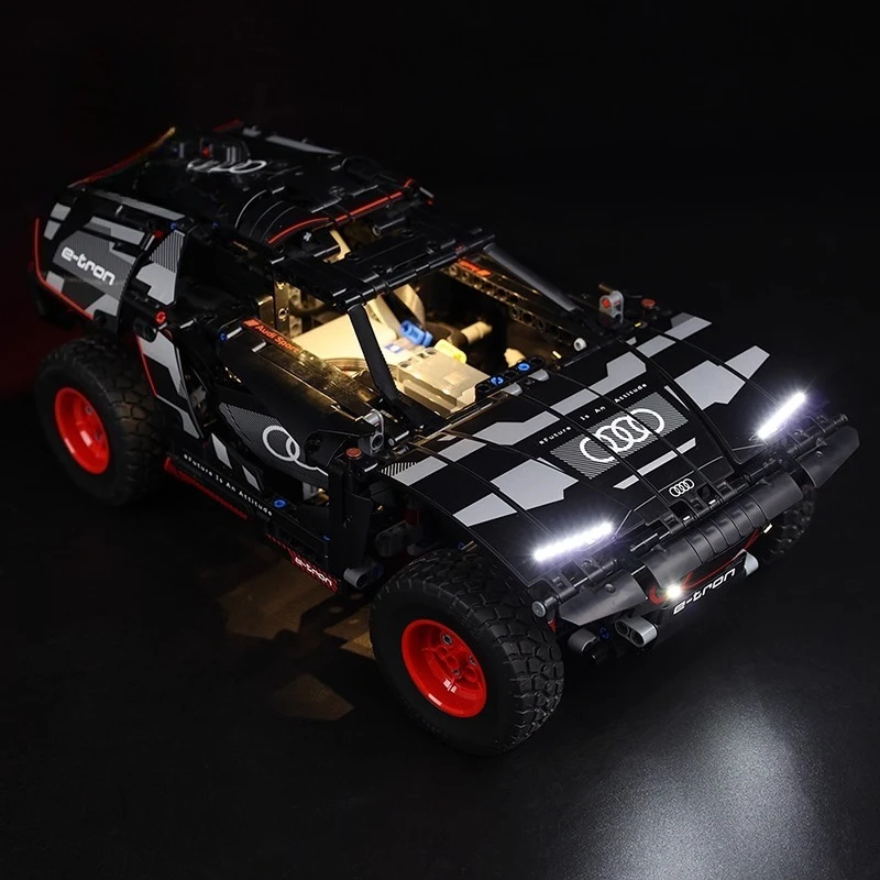 مجموعة إضاءة LED بدون نموذج مناسبة لـ LEGO Technic Audi RS Q E-tron 42160 (باستثناء مكعبات البناء) #5