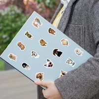 10/50/100pcs Funny Dog Stickers Cartoon Cute Decals Toy Stationery Guitar Phone Bicycle Laptop Luggage Car Graffiti Kids Sticker 6