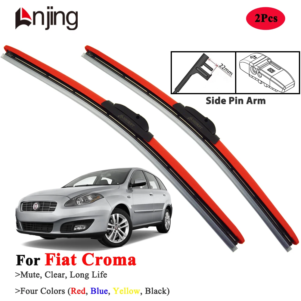 

LNJING Colorful Wiper Blades For Fiat Croma 1985-2011