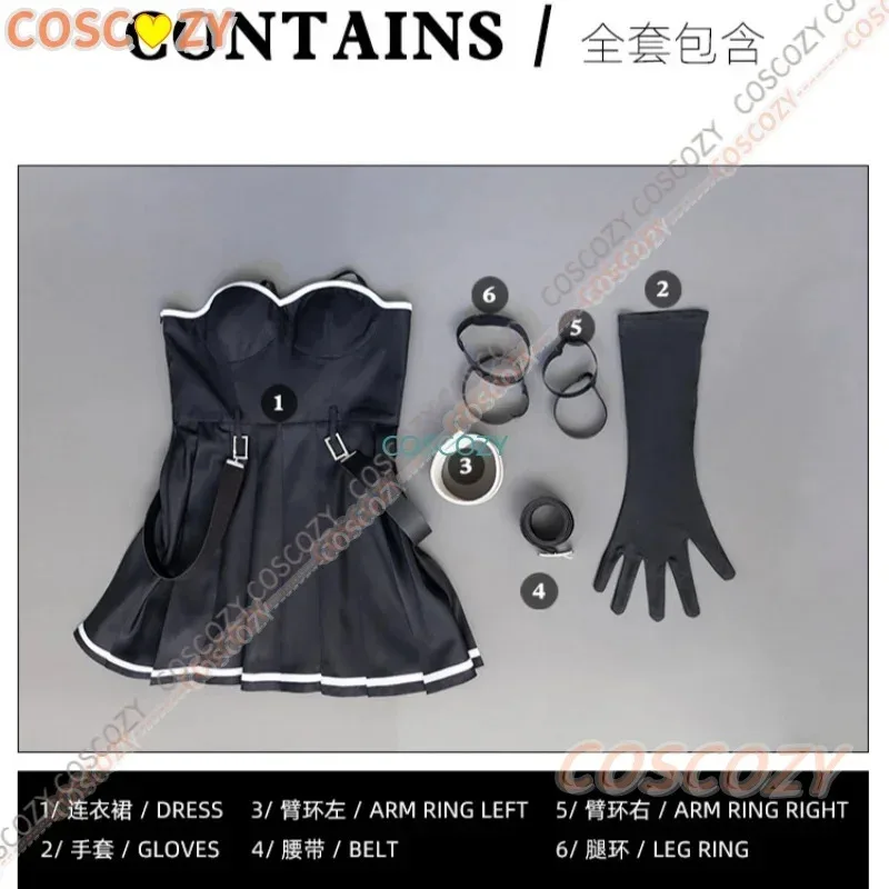 Ubel Cosplay Costume Anime Frieren Beyond Journey‘s End Women Frieren Fern Black Dress Halloween Carnival Party Outfits