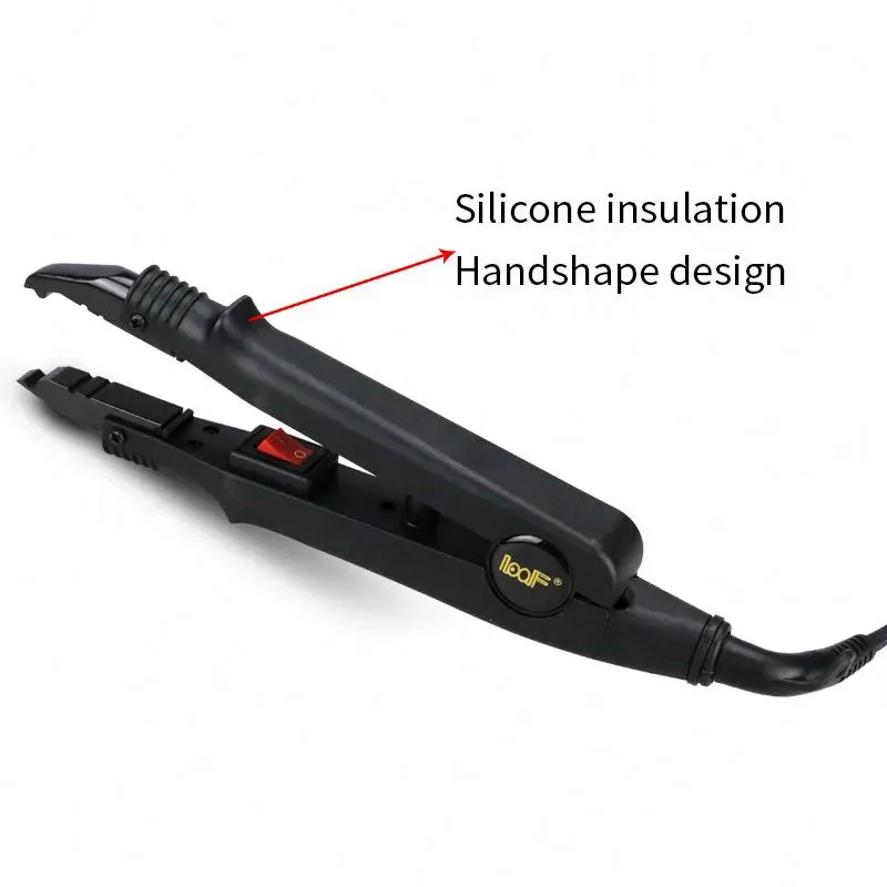Loof ヘアエクステンションアイロンプロフェッショナルヘアスタイラーサロンモデル-フラッシュケラチンボンディングツール一定温度 EU/AU/US/UK プラグ