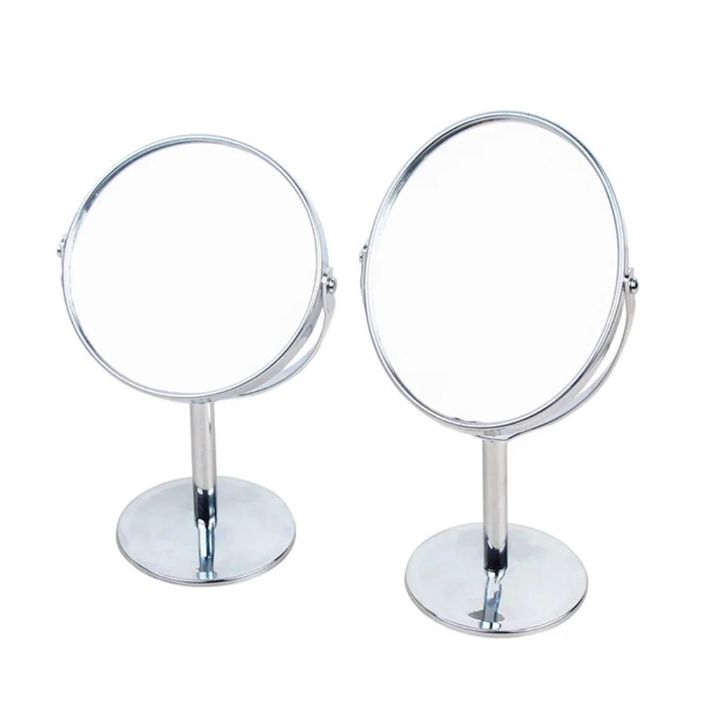 Miroir de maquillage rond de 4 pouces, 1 pièce, Design Chic, Durable et longue durée, Image claire réglable à 360 ° pour une touche rapide