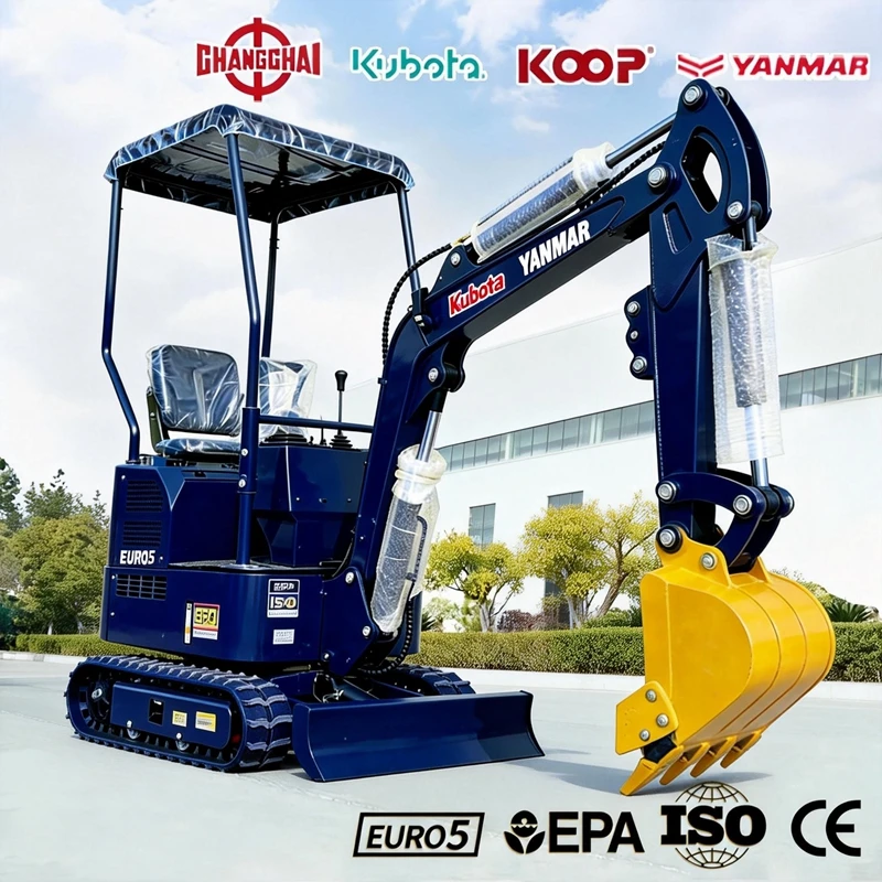 

1.8Ton mini excavator kubota engine Epa/Euro 5 Agricultural Europe Construction mini excavators europe YANMAR tools