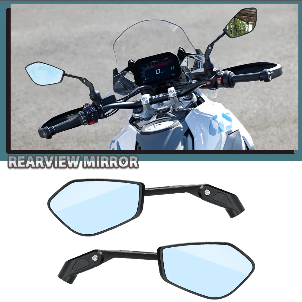 For BMW F750GS F850GS ADV R1250GS R1300GS Adventure  Motorcycle Accessories Aluminum Adjustable Side Rear View Mirror