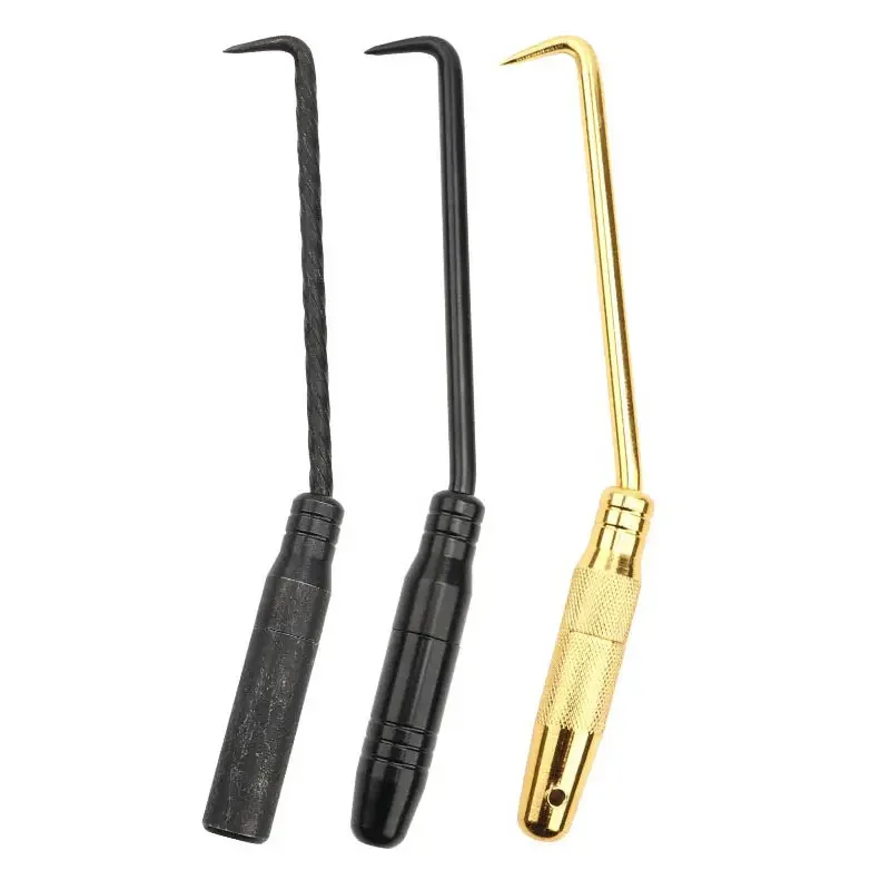 24cm Rebar Tie Hook Construction Threaded Pile Core Steel Bar Binding Hooks Rotation Semi-automatic Rebar Tie Wire Twister 1Pcs