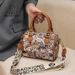 Borsa portatile per donna 2023 nuova borsa di tela borsa a tracolla Casual piccola borsa a tracolla singola borsa da donna borsa a cuscino