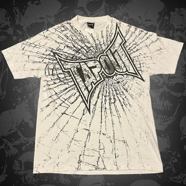 Affliction Street Fashion Baumwoll-T-Shirt mit Musterdruck, kurzärmelig, neu, Harajuku, lässig, locker, Sommer, Unisex, Punk-Rock-Oberteil – Detail 4