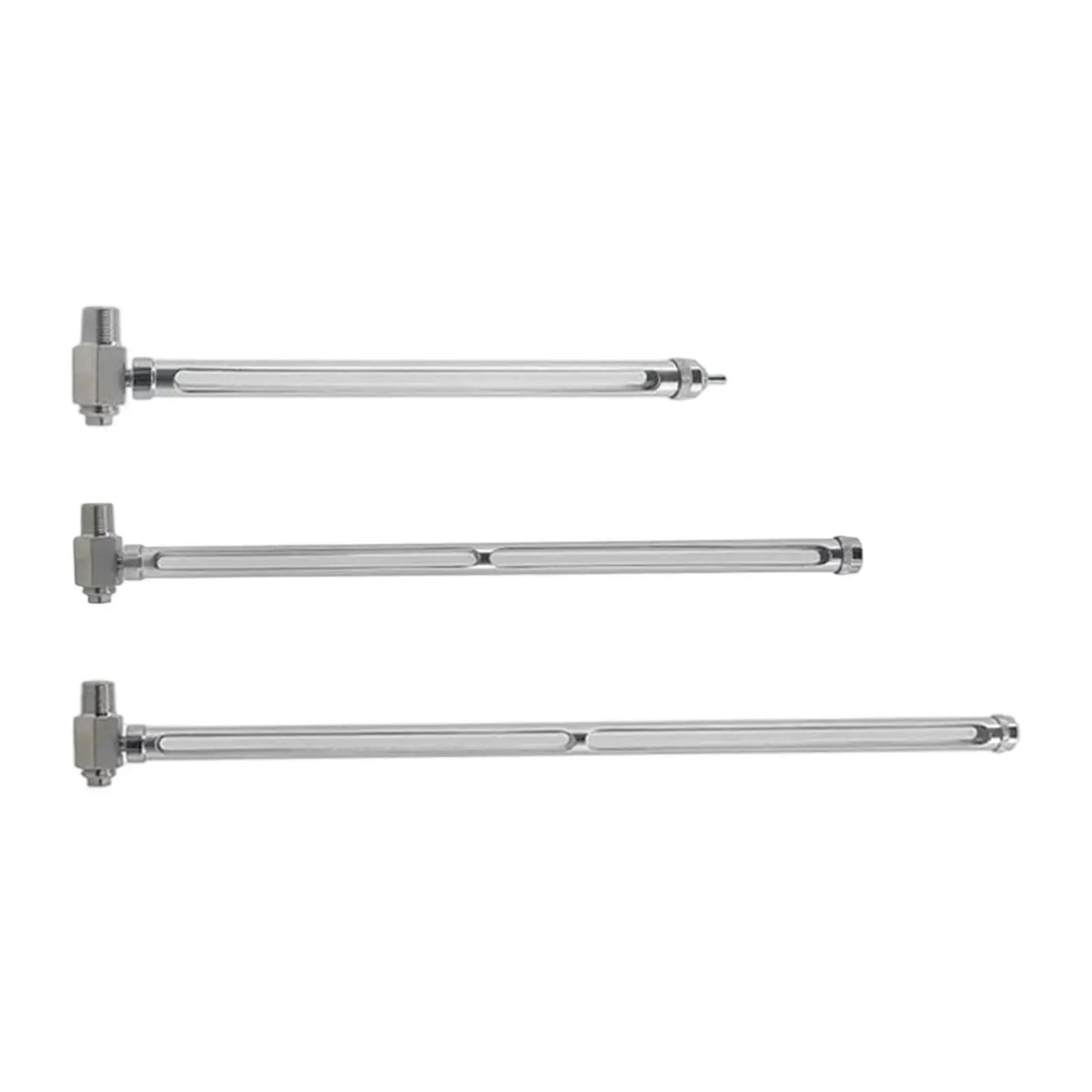 Vision Glass Tube with NPT Adapter High Temp Silicone Washer Liquid Level Gauge for Homebrew Keg