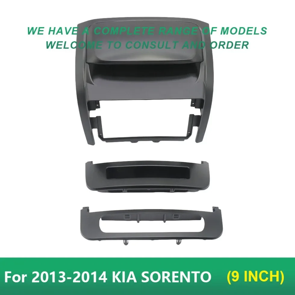 

For 2013-2014 KIA SORENTO (9INCH) Car Radio Fascias Android GPS MP5 Stereo Player 2 Din Head Unit Panel Dash Frame Installation