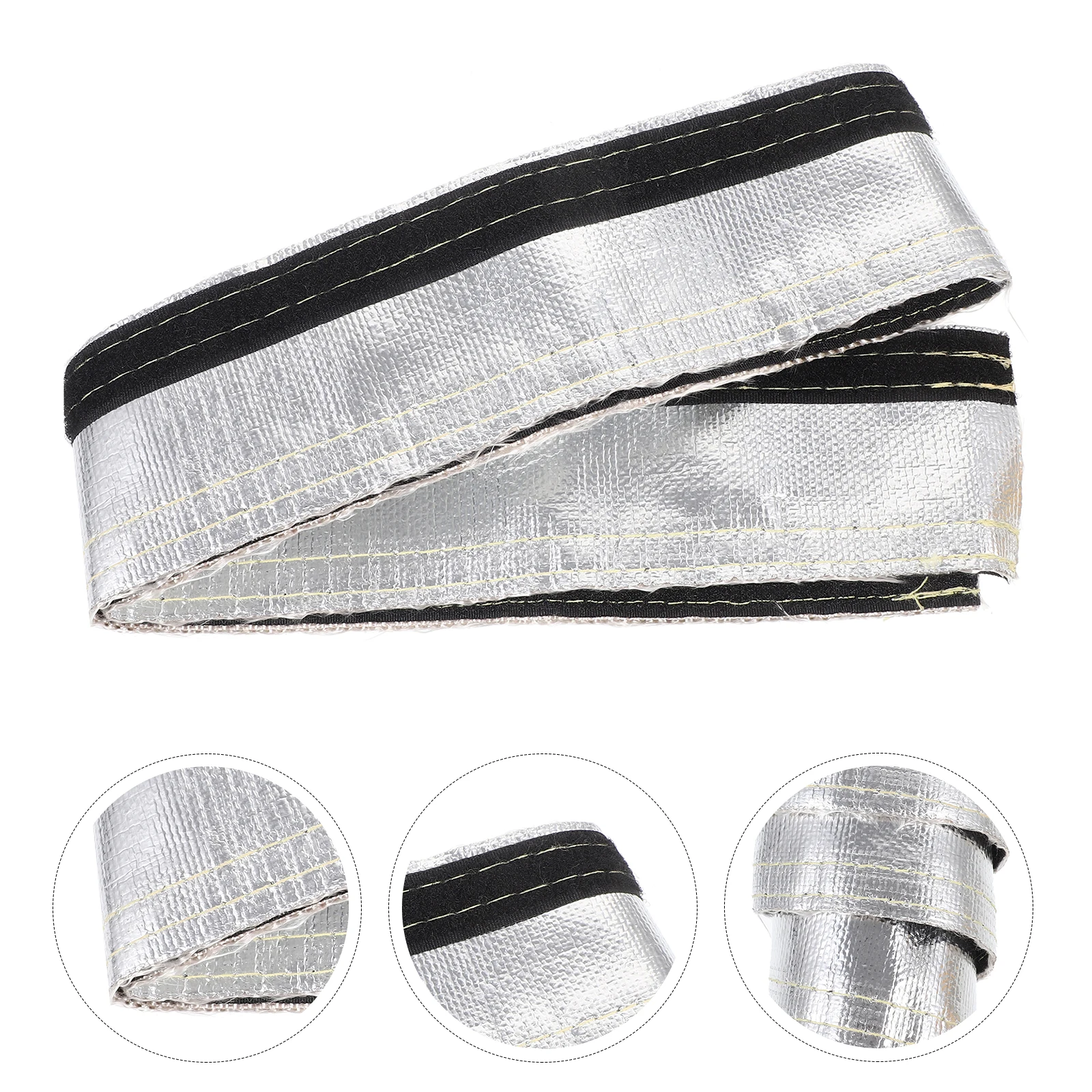 

Universal Car Wire Sleeve Fiberglass Heat Resistant Exhaust Wire Wrap Spark Plug Protection Cover Flexible Insulation