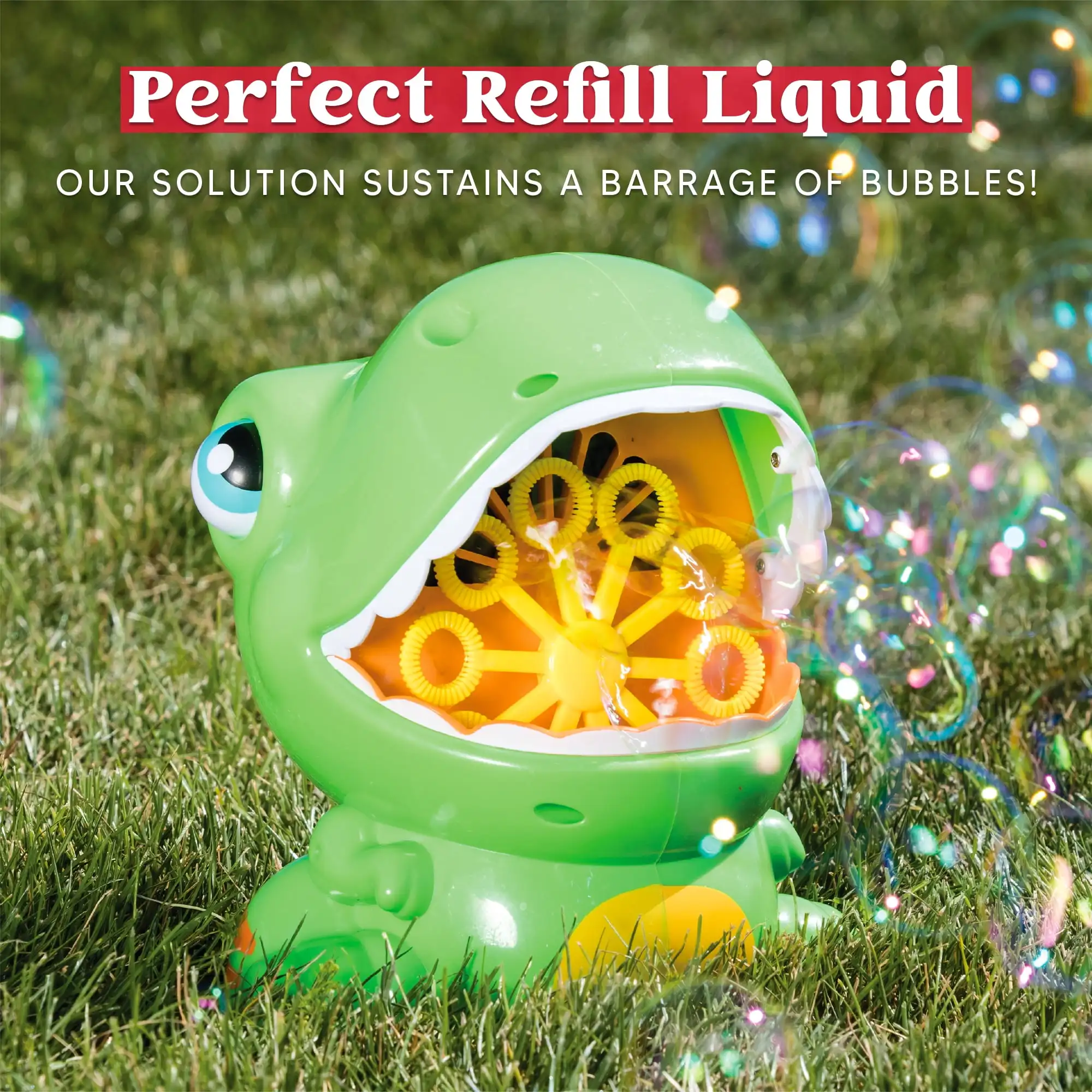 JOYFY 2 Bottles Bubble Solution Refill,64 oz Bubble Up to 5 Gallon Bubble Gun Bubble Gun Blower Bubble Machine for Kids