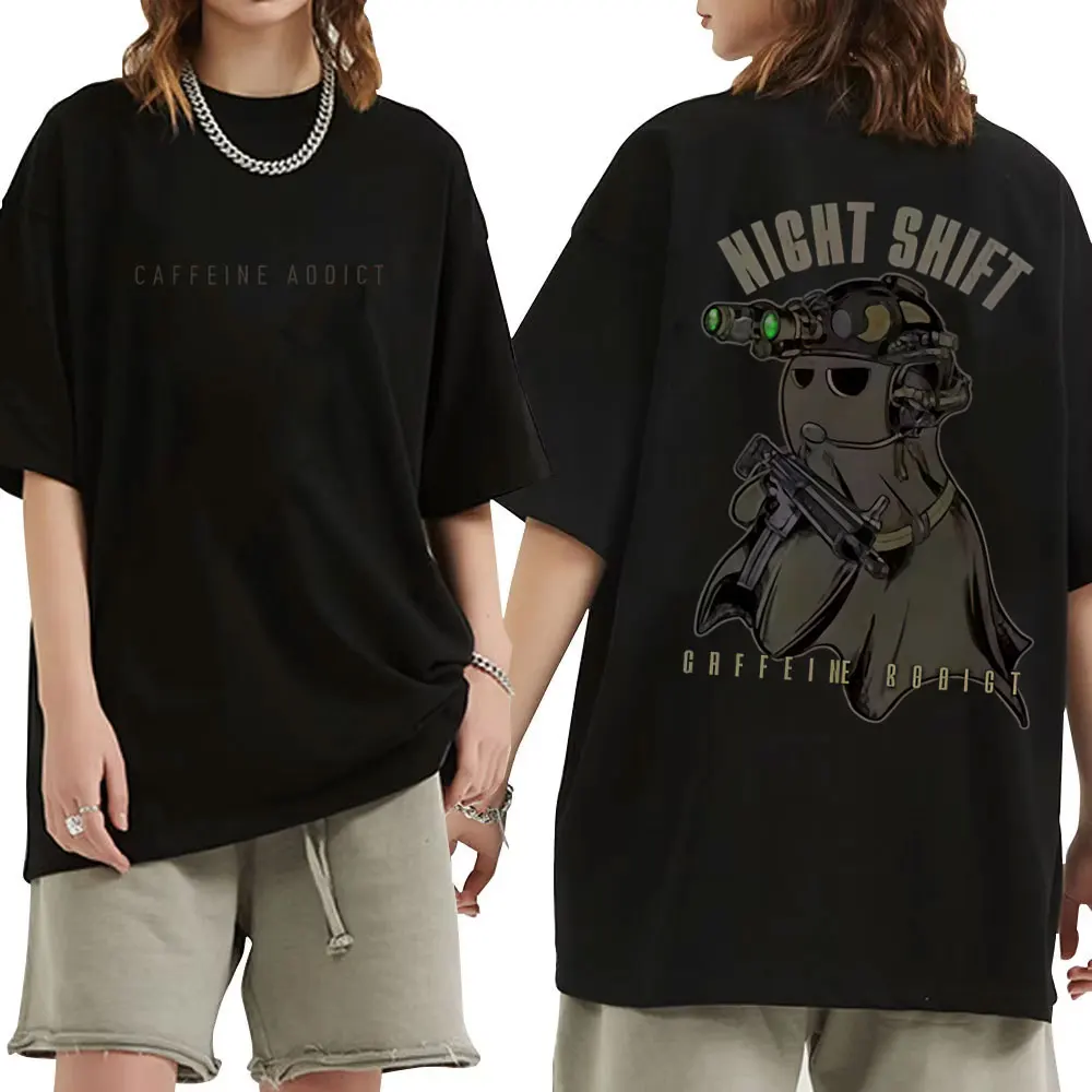 

Outdoor Sports Tactical T Shirts Forward Observations Group Night Shift T-shirt Summer Men Women Fashion Oversized Streetwear