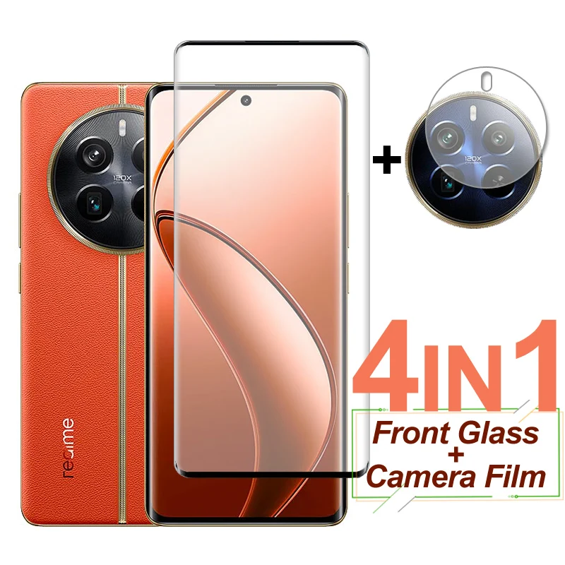 

For Realme 12 Pro Plus Glass Screen Protector Protective Full Cover Tempered Glass Phone Camera Lens Film For Realme 12 Pro Plus