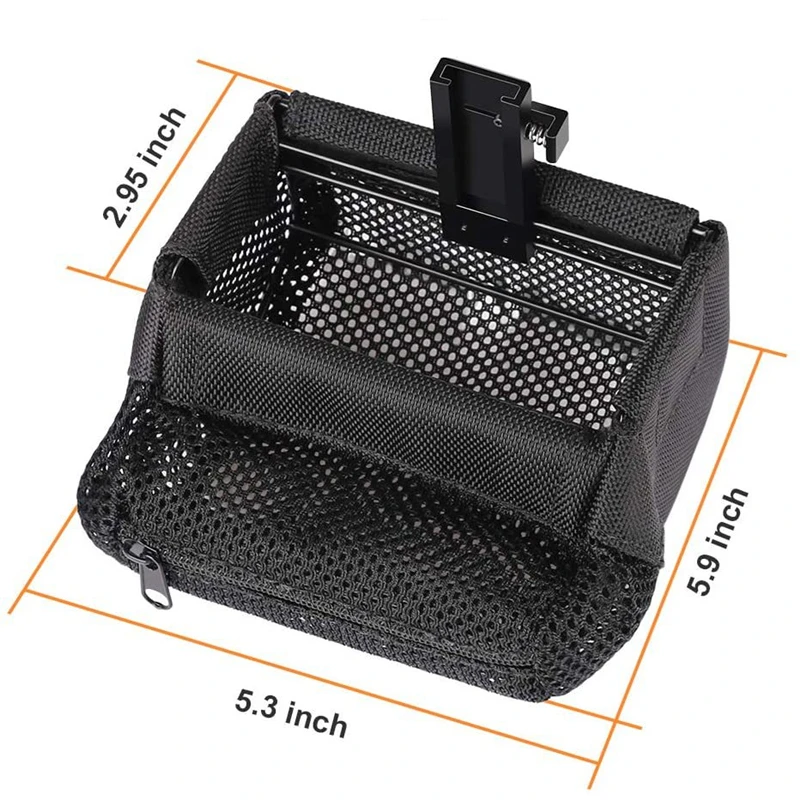 Tactical Brass Catcher Quick Release Shell Catcher With Detachable Picatinny Heat Resistant Thickened Mesh AMMO Pouch For ar15