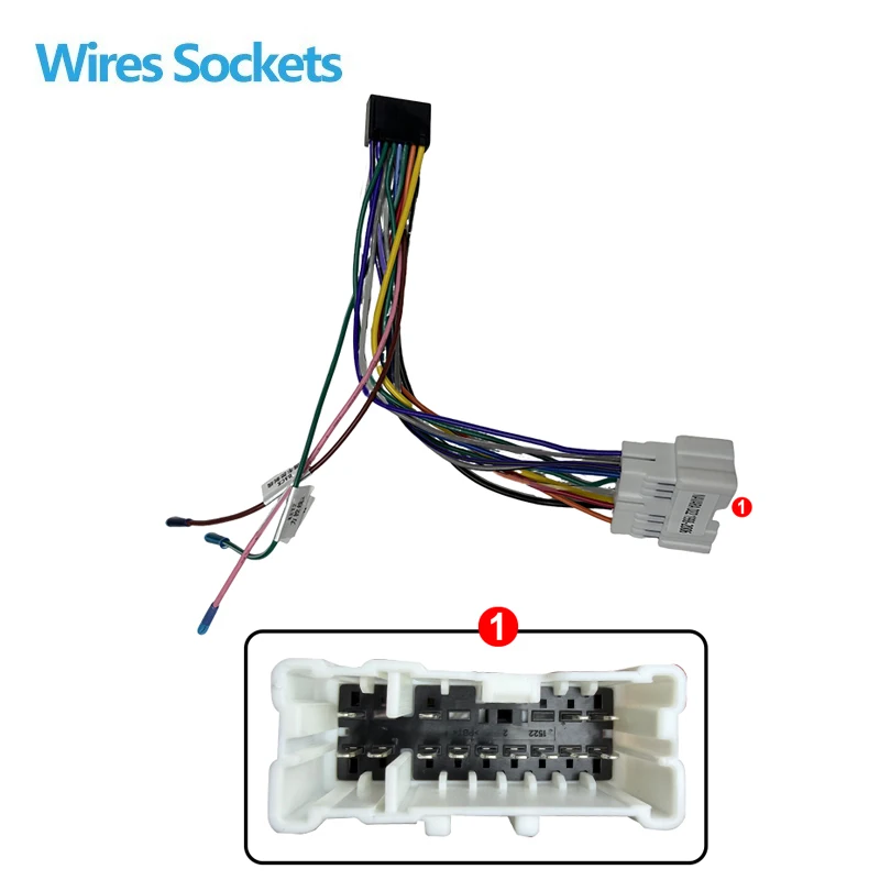 KENVOX Android Car Radio Canbus Box Decoder For Nissan Navara‌ D22 1998-2006 Power 16 Pin Wiring Harness Plug Power Cable