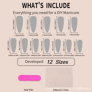 مجموعة أظافر كاذبة أحادية اللون ، نصائح مسمار الضغط ، خنجر طويل ، أظافر اصطناعية قابلة للإزالة ، زخرفة فن الأظافر ، أسود لامع ، 24 قطعة أعلى 12 مبيعات أظافر صناعية سوداء - رقم 5