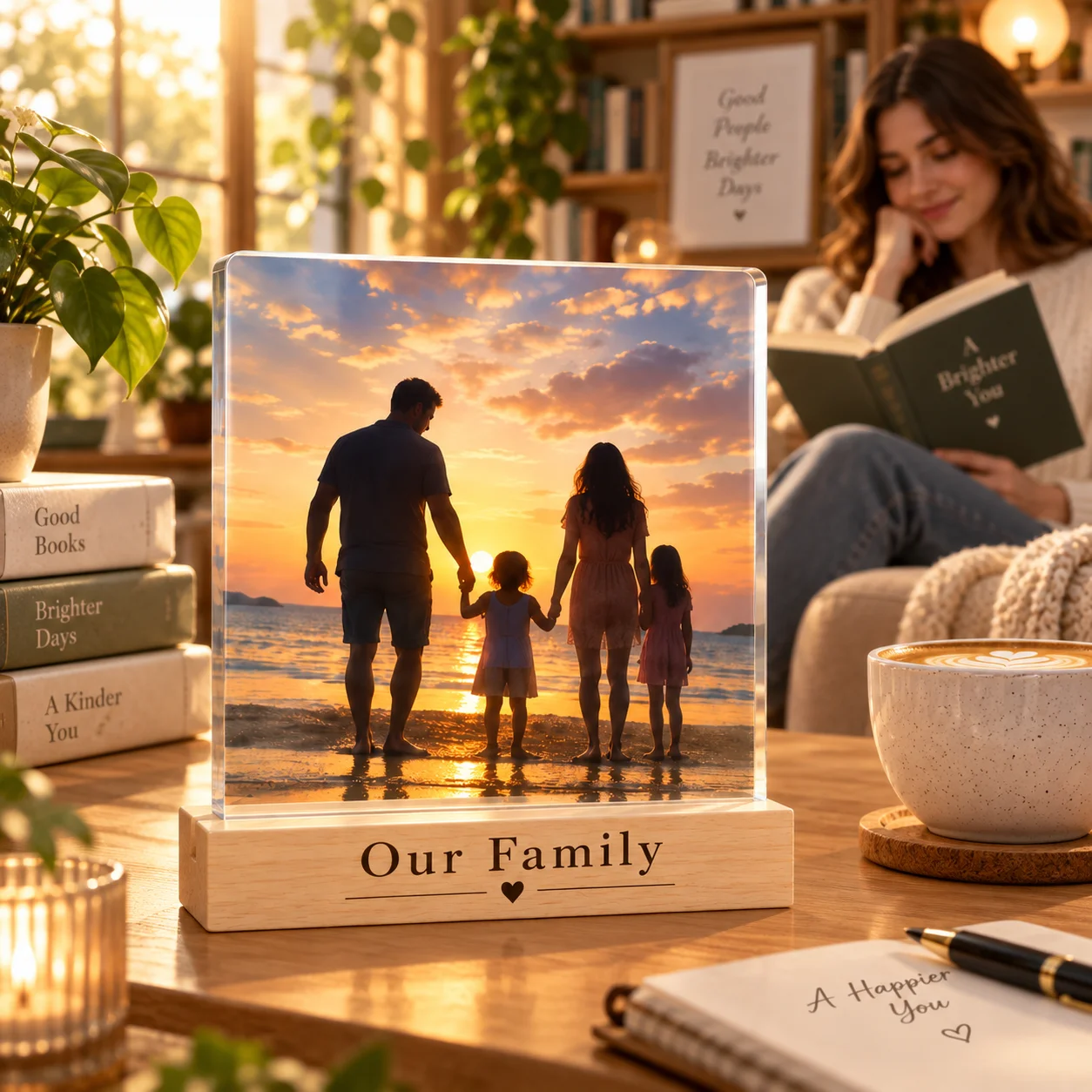 Bloc acrylique carré personnal - Photo Acrylic Block avis et prix