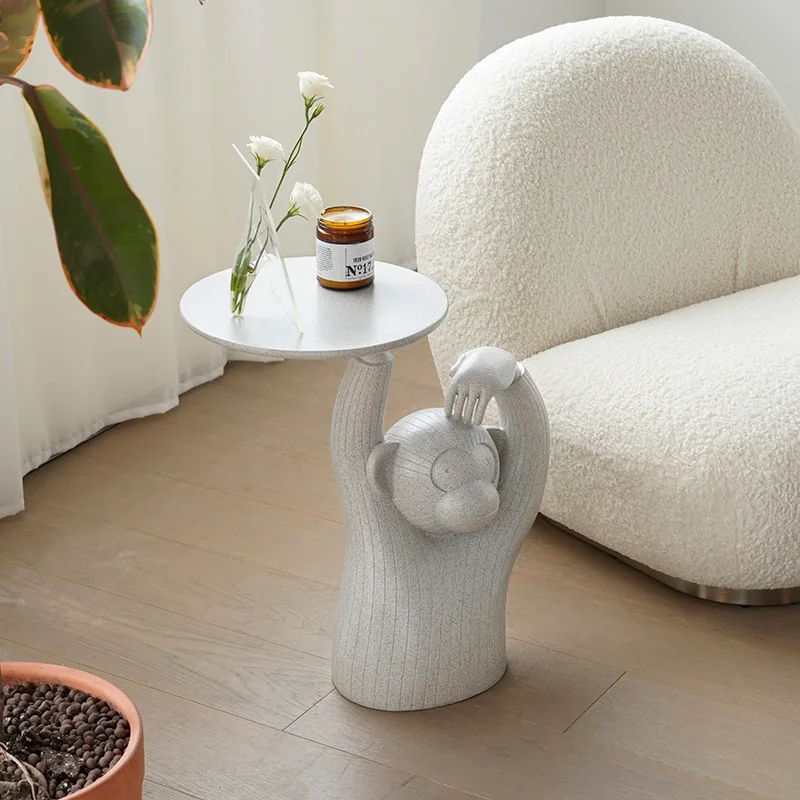Coffee table creative animal monkey shape tray model house living room ornament living room home decoration edge table