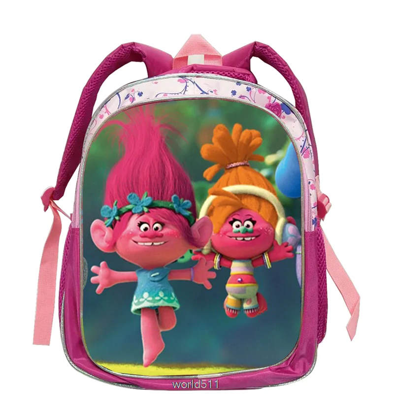 Disney Children School Bags For Girls Princess Trolls Backpack Kids Backpacks Schoolbag Primary School Backpack Kids Mochila