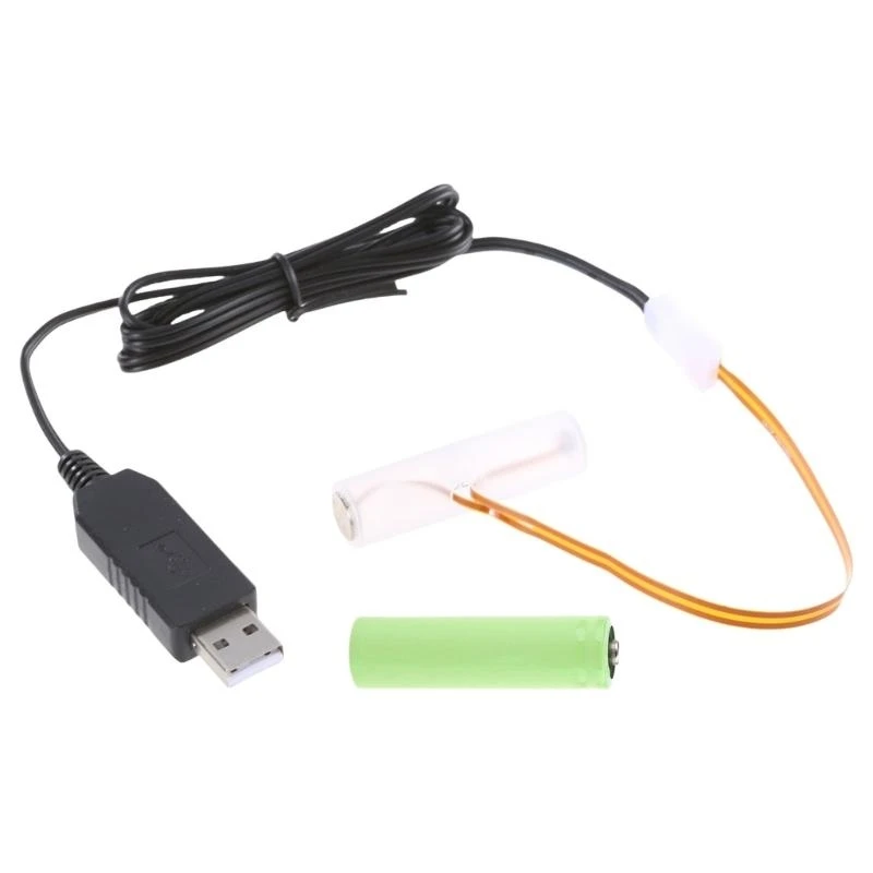 K32C Battery Eliminators Replace USB 5V to 3V Supply Converters LR6 AA Cable