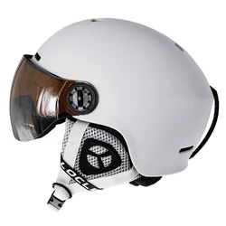 LOCLE Upgrade Goggles Skiing Helmet Visor In-Mold PC+EPS Winter Outdoor Sports Cycling Riding Snowboard Skate Snow Helmets