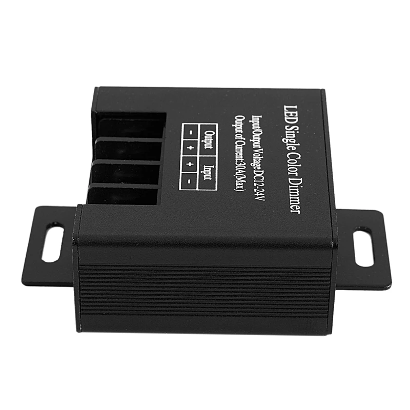 Single Channel LED Controlador Dimmer com controle remoto, 3 Key, sem fio, RGB, 5050, 3528, LED Strip Light, 30A